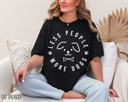Less People More Dogs DTF TRANSFER