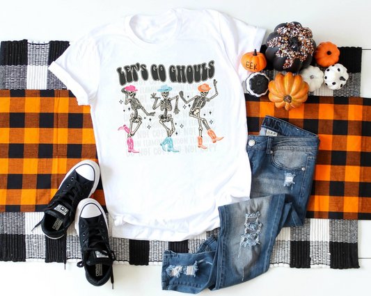 Let's Go Ghouls Dancing Skeletons