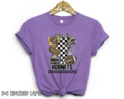 Let's Go Leopard Football Mascot DTF TRANSFER