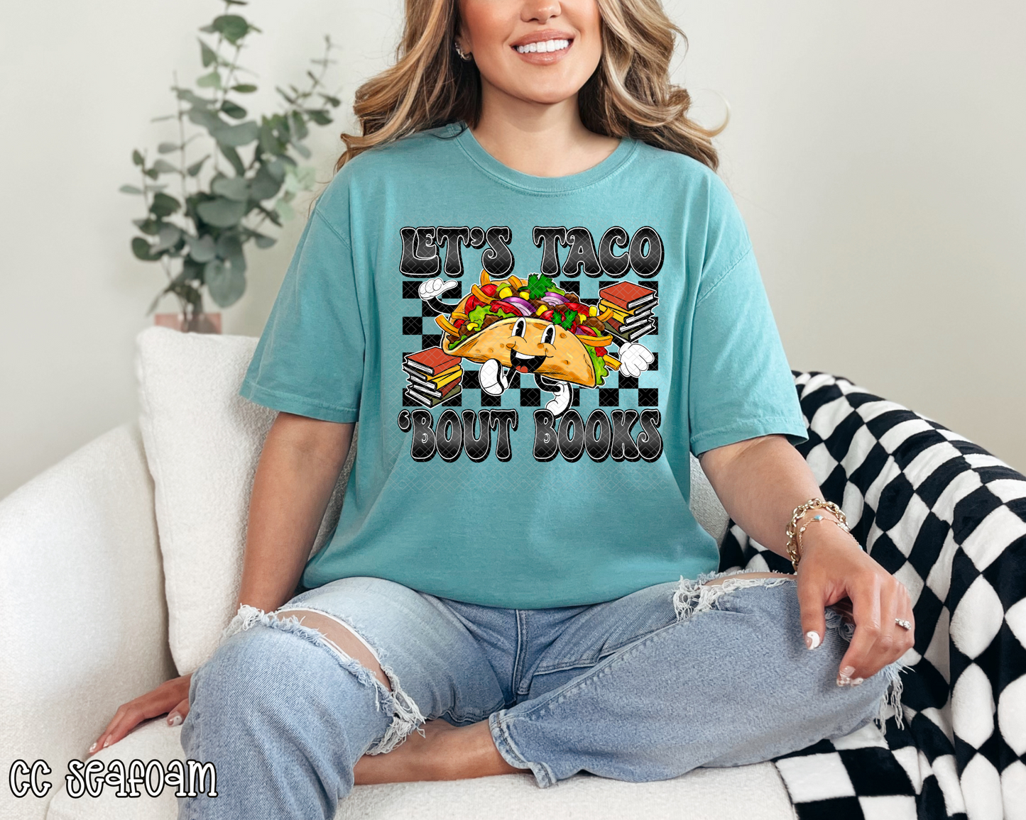 Let's Taco 'Bout Books DTF TRANSFER