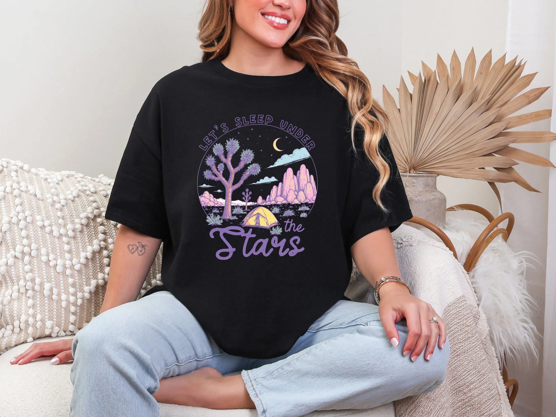Let's Sleep Under the Stars DTF TRANSFER