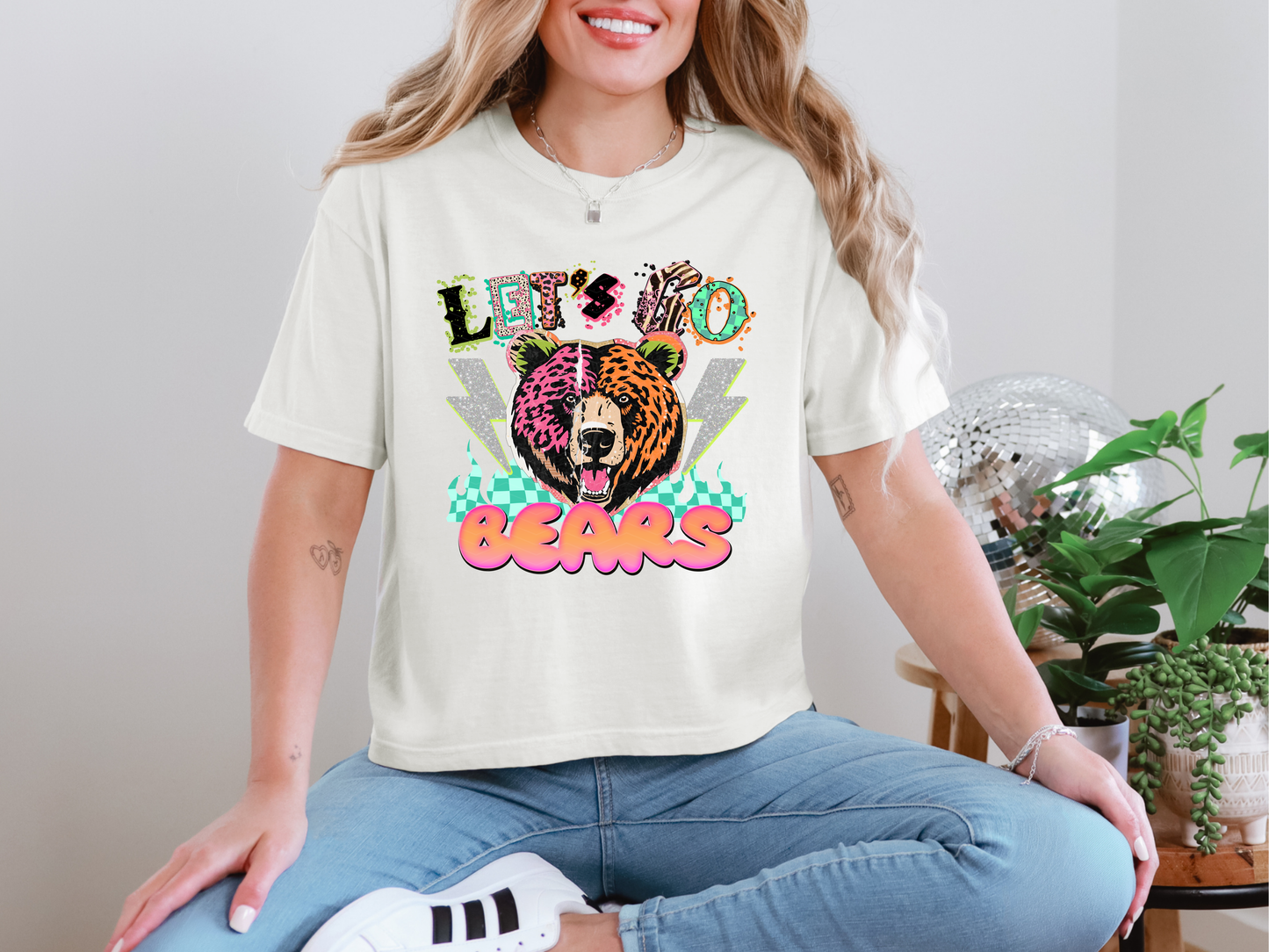 Lets Go Bear DTF TRANSFER