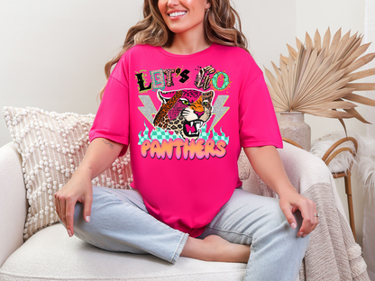 Lets Go Panthers DTF TRANSFER