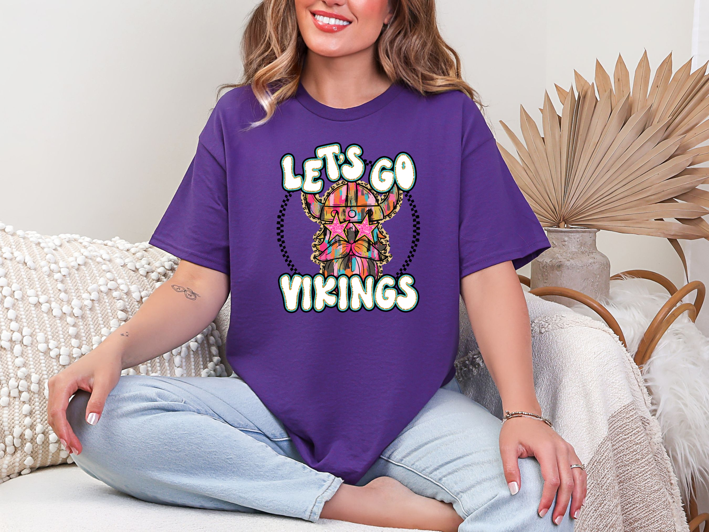 Lets Go viking DTF TRANSFER