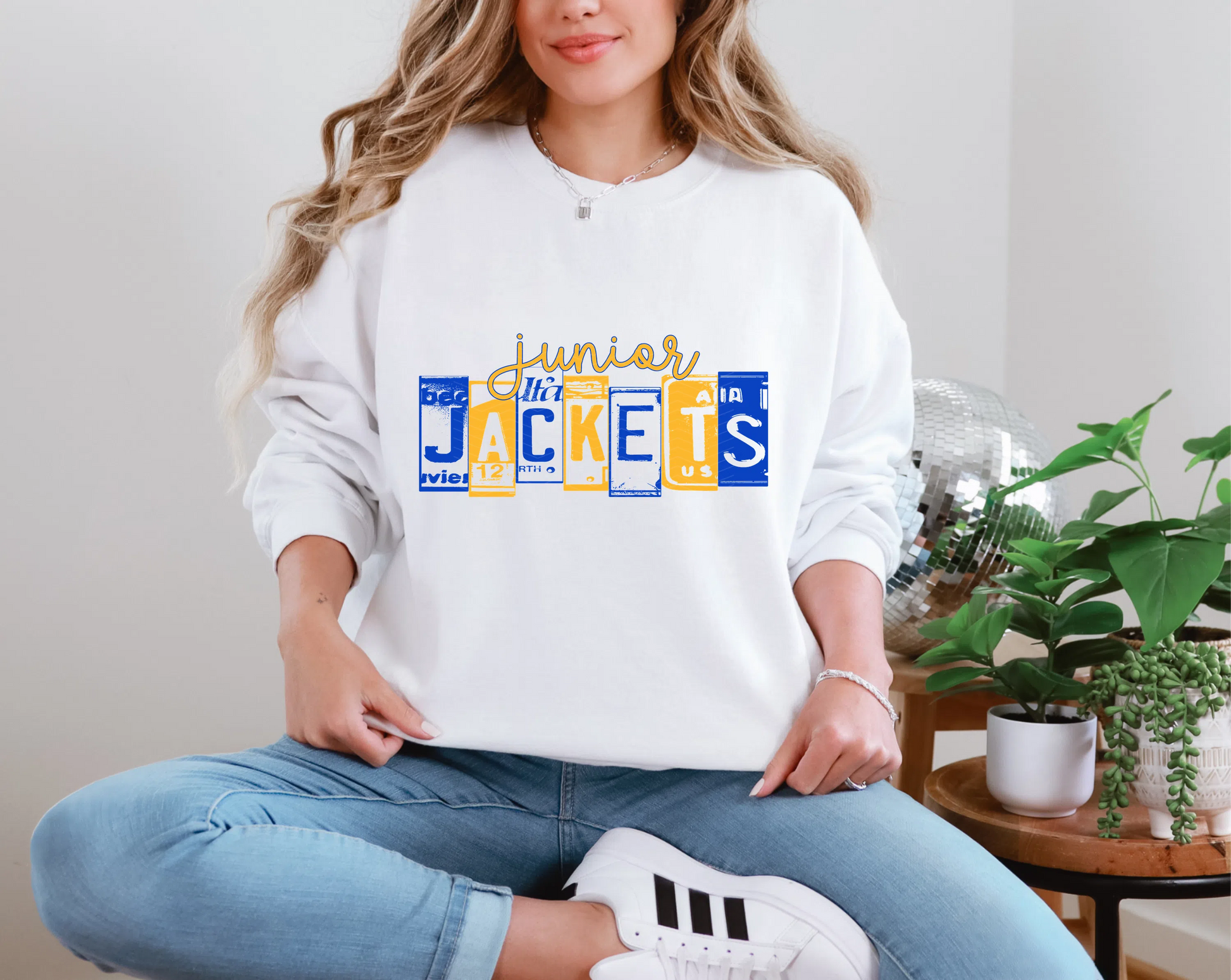 License Plate Mascot - Jr Jackets DTF TRANSFER