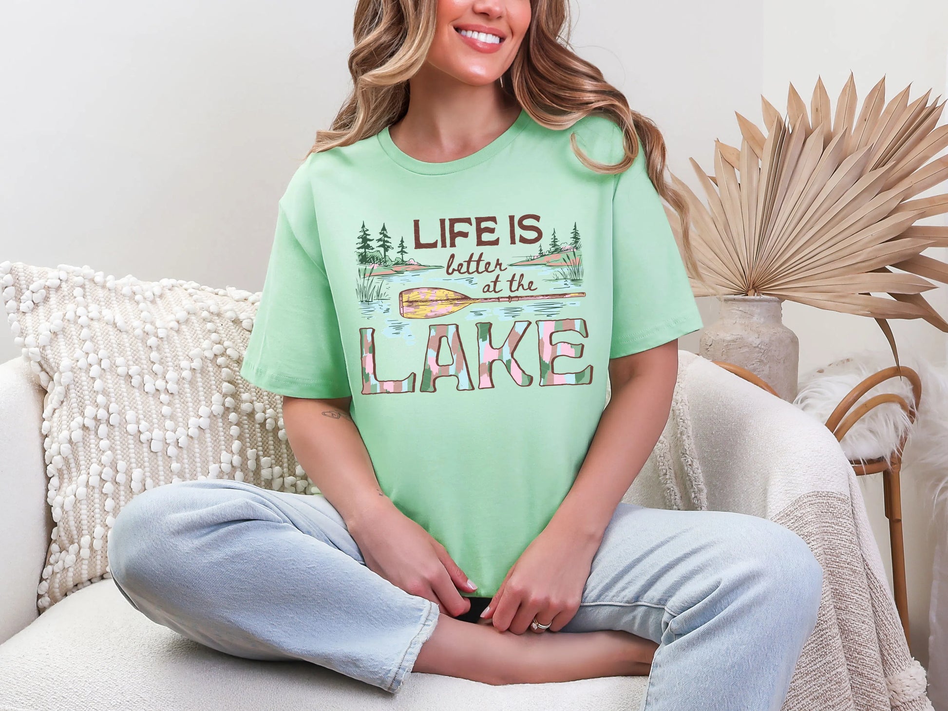 Life is Better at the Lake DTF TRANSFER