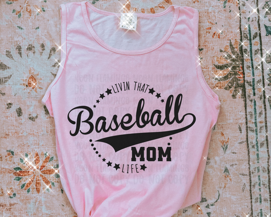 Livin That Baseball Mom Life