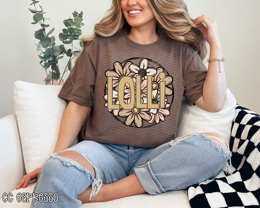 Lolli Neutral Florals DTF TRANSFER