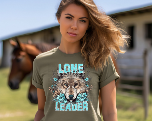 Lone Wolf I'm My Own Leader DTF TRANSFER