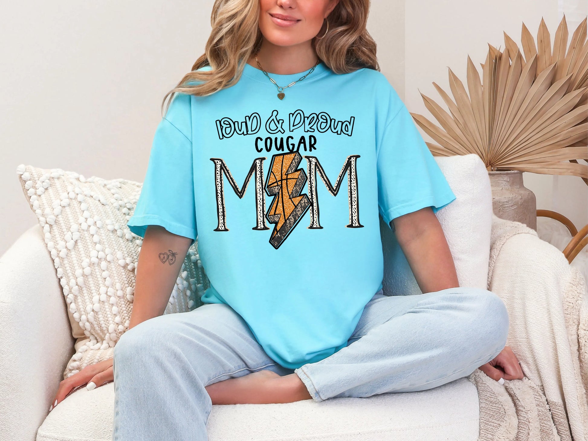 Loud and Proud Basketbal Mom'cougar DTF TRANSFER