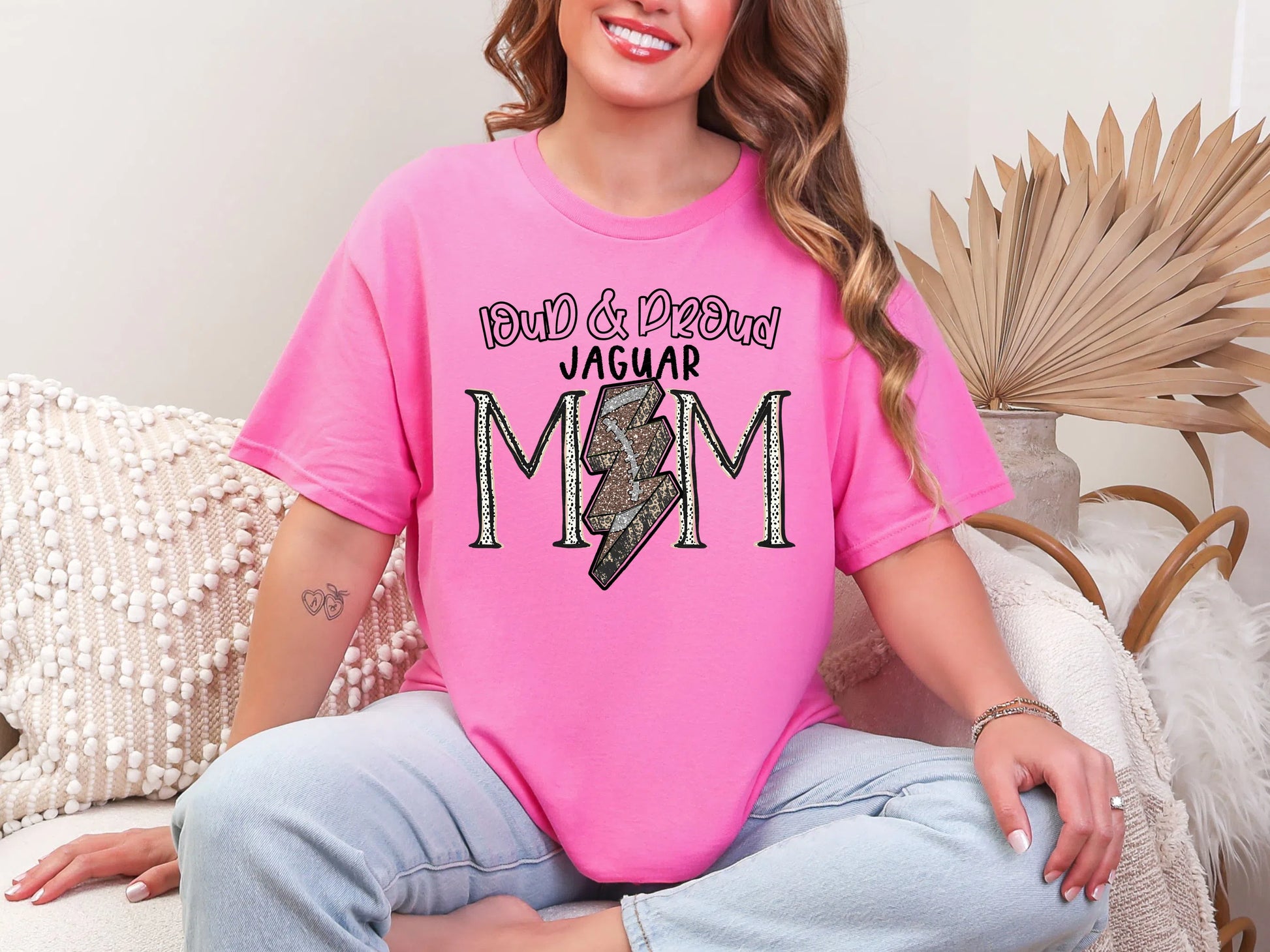 Loud and Proud Football Mom'jaguar DTF TRANSFER