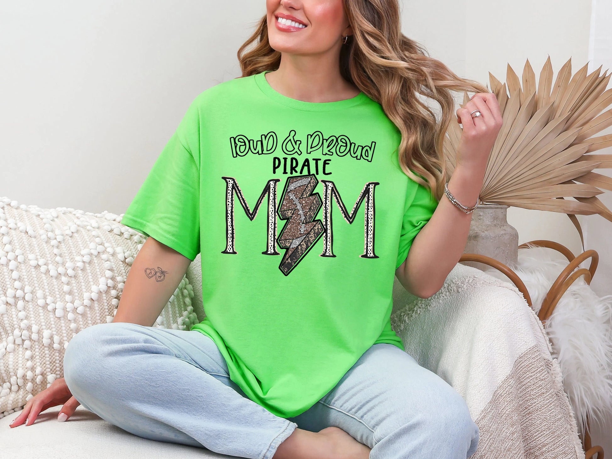 Loud and Proud Football Mom'pirate DTF TRANSFER