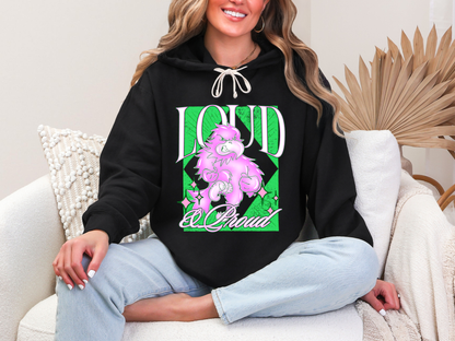 Loud and Proud Pink Eagle DTF TRANSFER