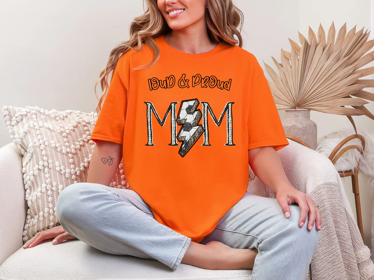 Loud and Proud Soccer Mom DTF TRANSFER