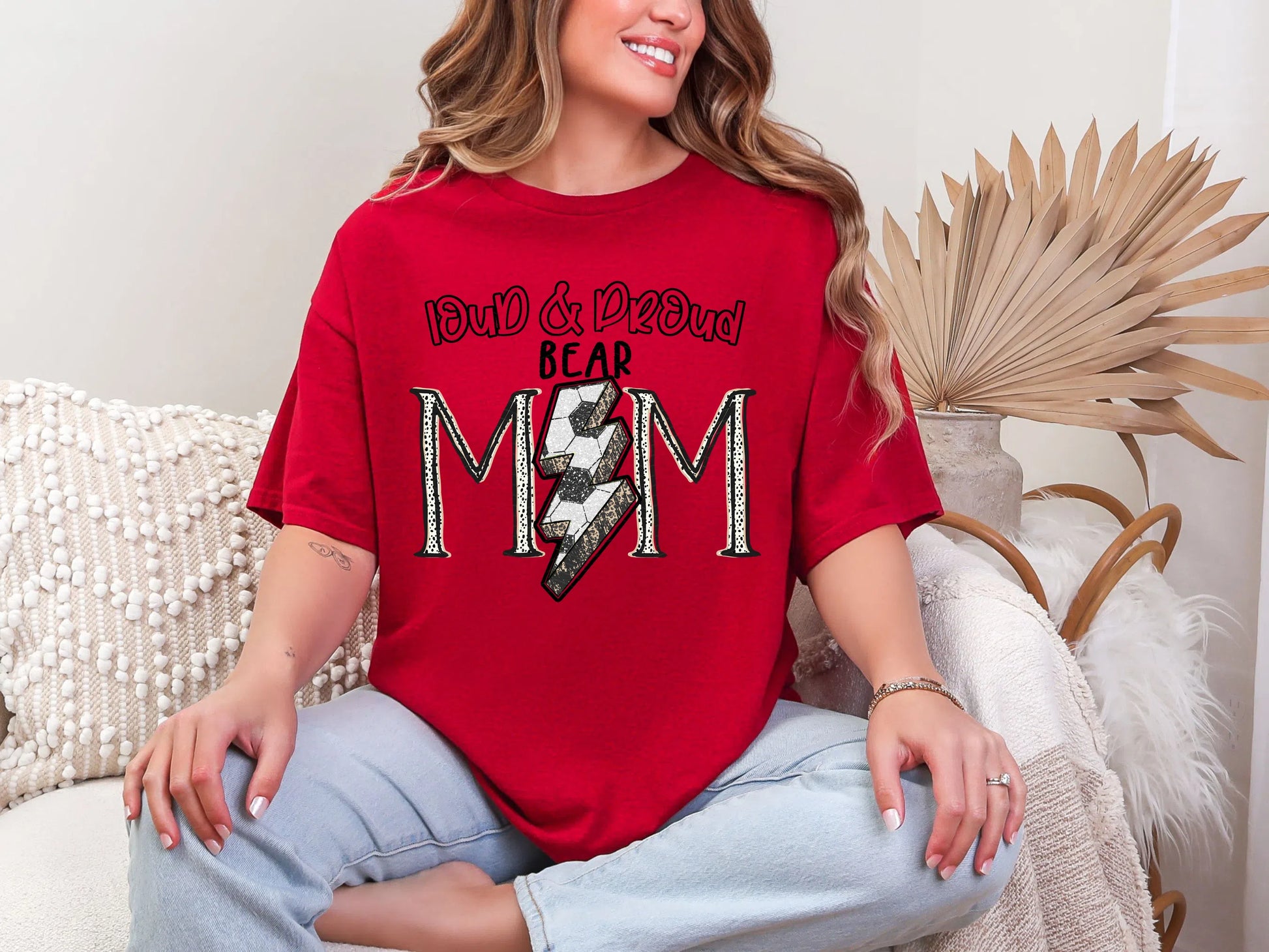 Loud and Proud Soccer Mom'bear DTF TRANSFER