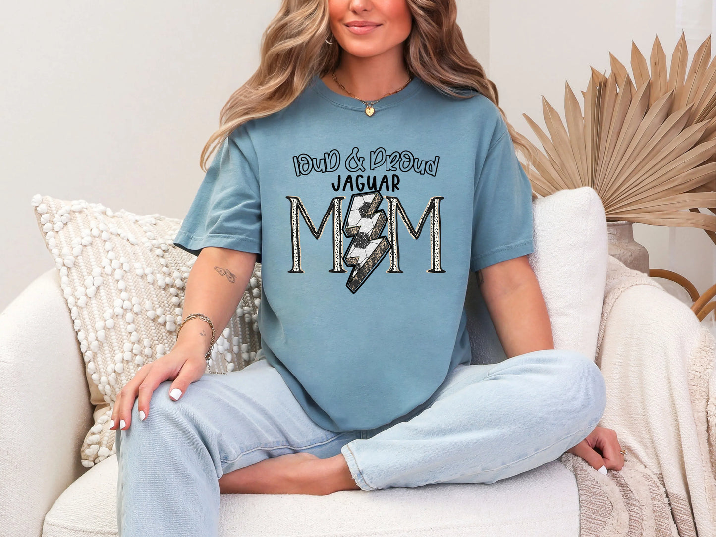 Loud and Proud Soccer Mom'jaguar DTF TRANSFER