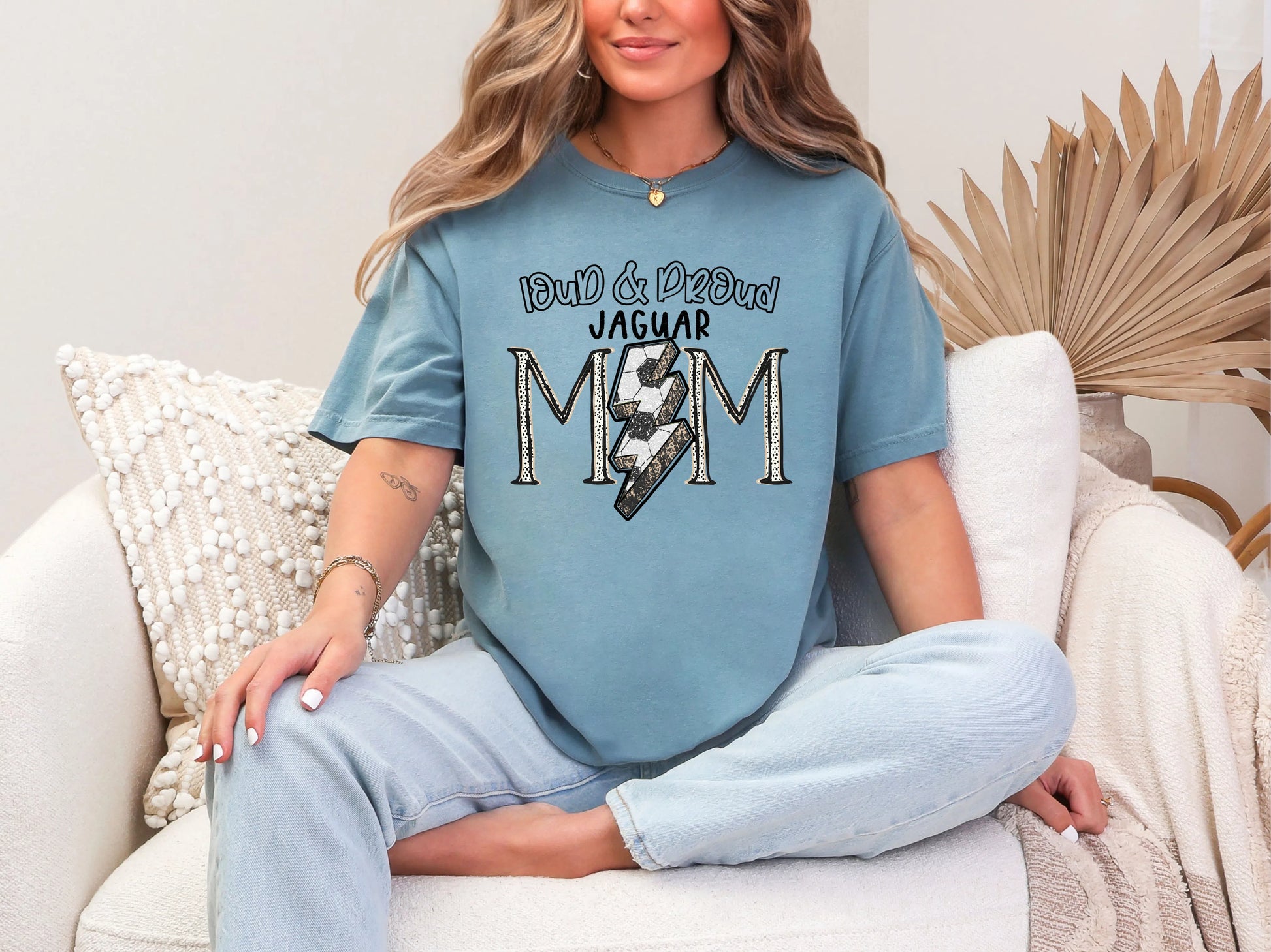 Loud and Proud Soccer Mom'jaguar DTF TRANSFER