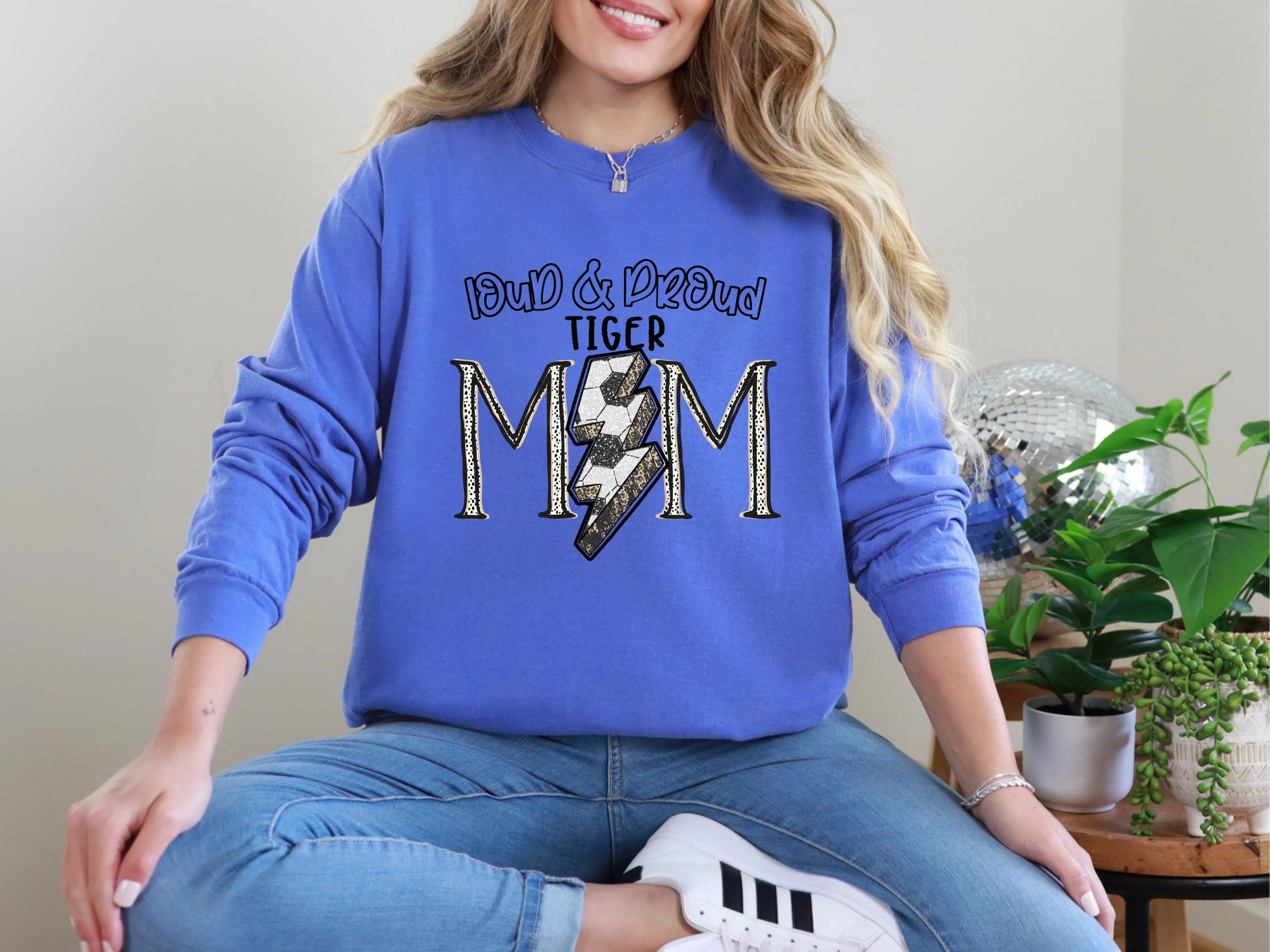 Loud and Proud Soccer Mom'tiger DTF TRANSFER