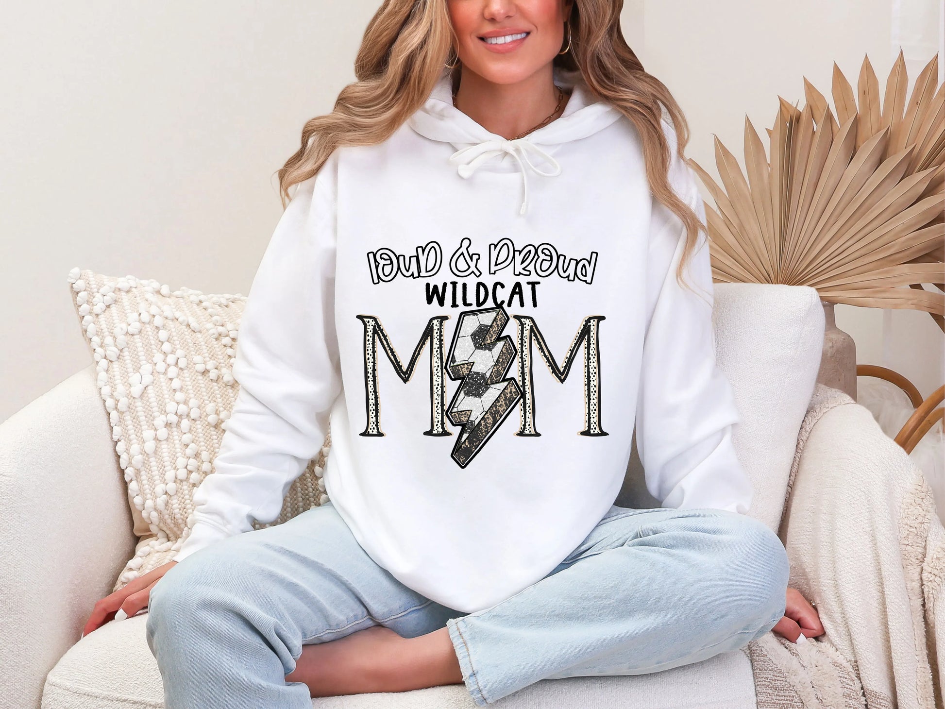 Loud and Proud Soccer Mom'wildcat DTF TRANSFER
