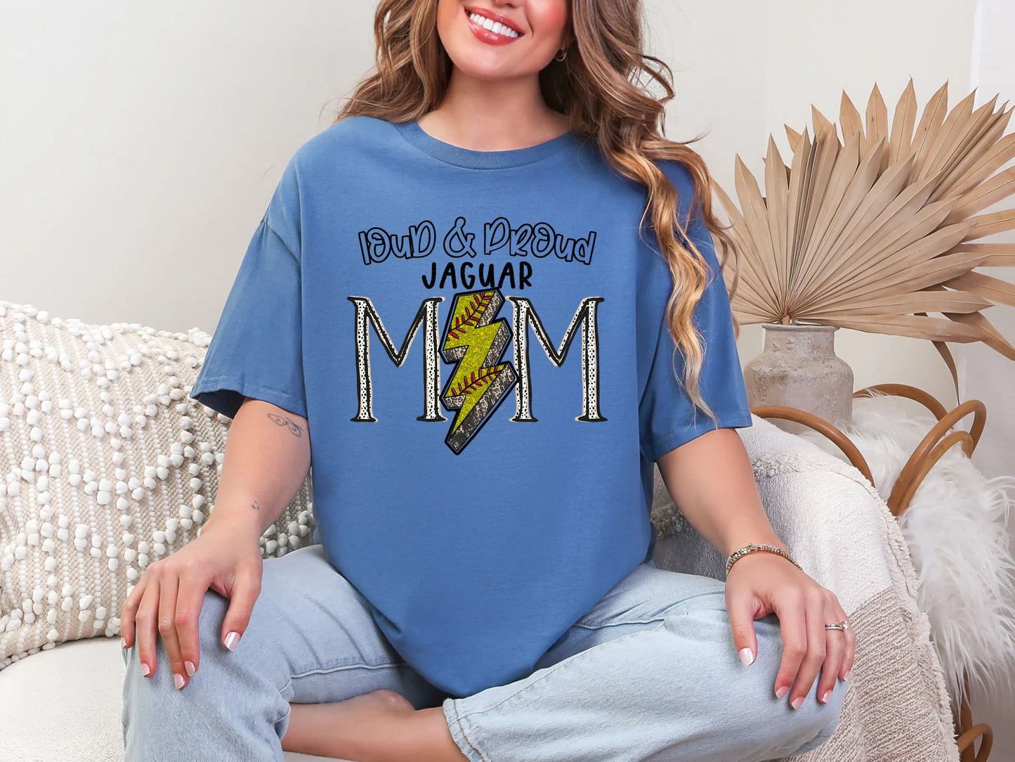 Loud and Proud Softball Mom'jaguar DTF TRANSFER