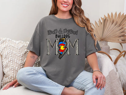 Loud and Proud Target Mom - Bulldog DTF TRANSFER