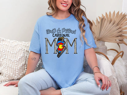 Loud and Proud Target Mom - cardinal DTF TRANSFER
