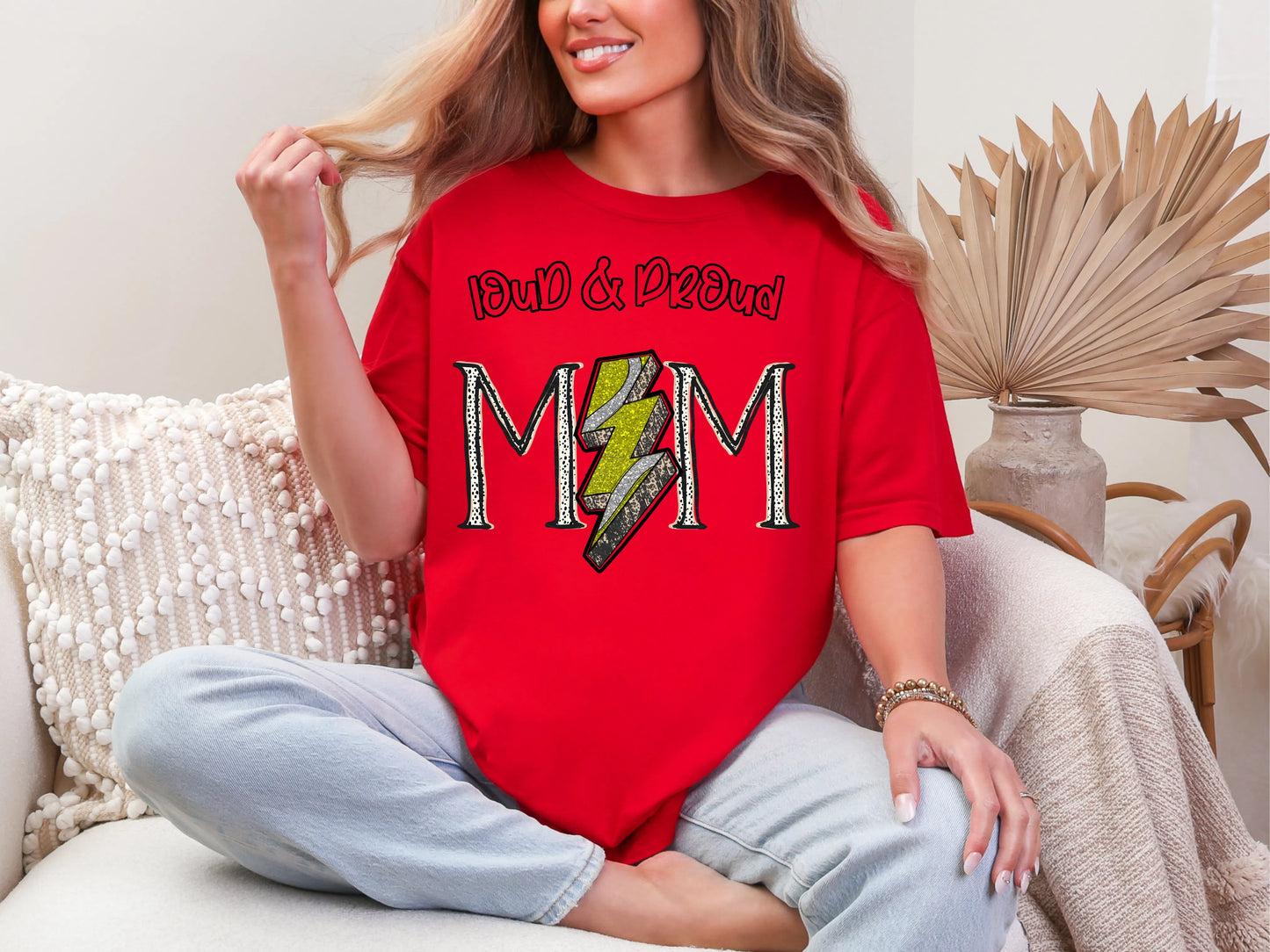 Loud and Proud Tennis Mom DTF TRANSFER