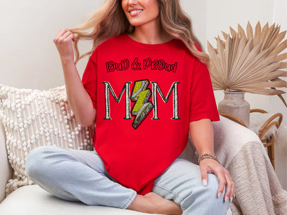 Loud and Proud Tennis Mom DTF TRANSFER