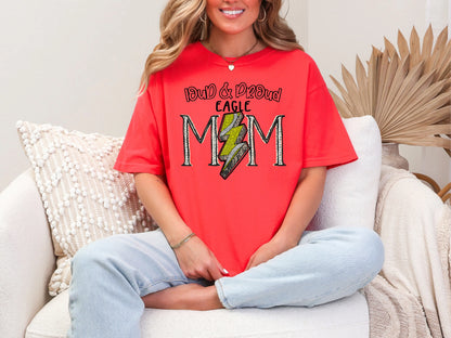 Loud and Proud Tennis Mom'eagle DTF TRANSFER