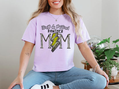 Loud and Proud Tennis Mom'panther DTF TRANSFER