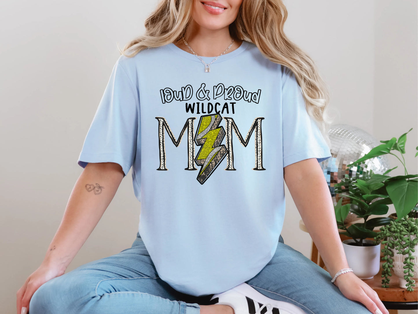 Loud and Proud Tennis Mom'wildcat DTF TRANSFER