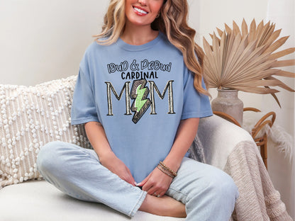Loud and Proud Track Mom'cardinal DTF TRANSFER