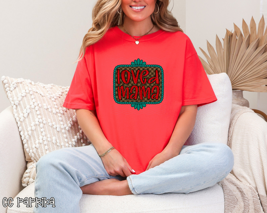 Loved Mama Boujee Western DTF TRANSFER