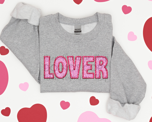Lover faux emb