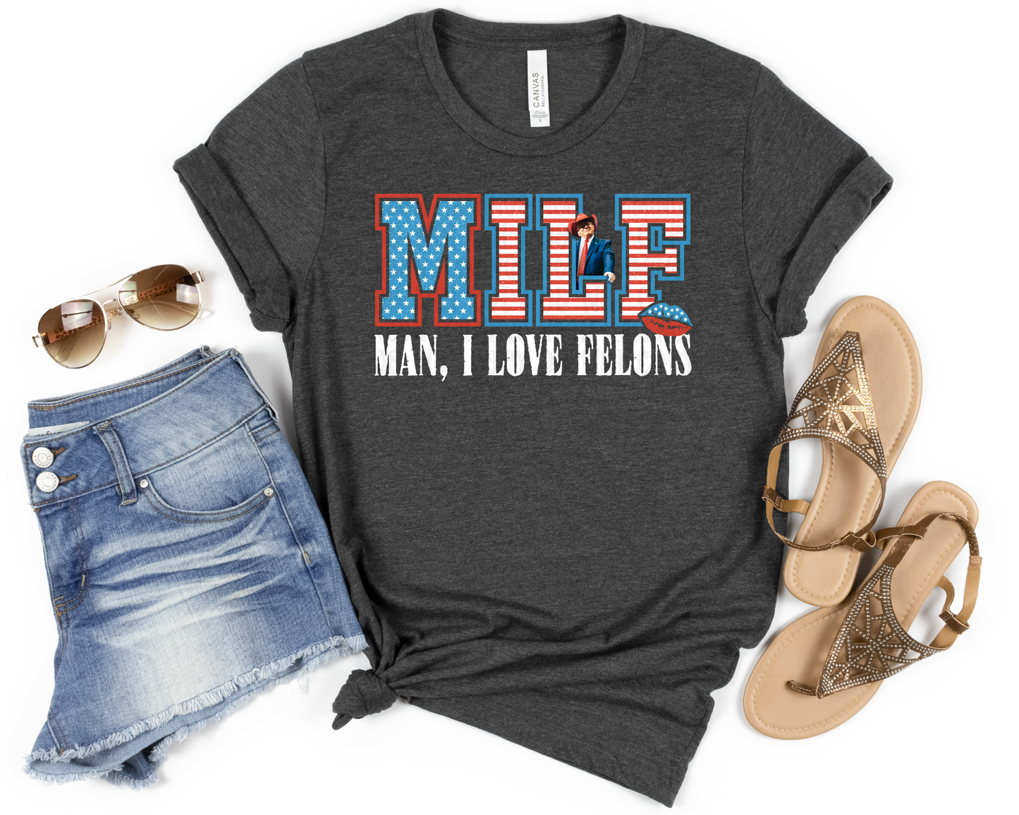 MILF Man I Love Felons | Multiple Colors | DTF TRANSFER