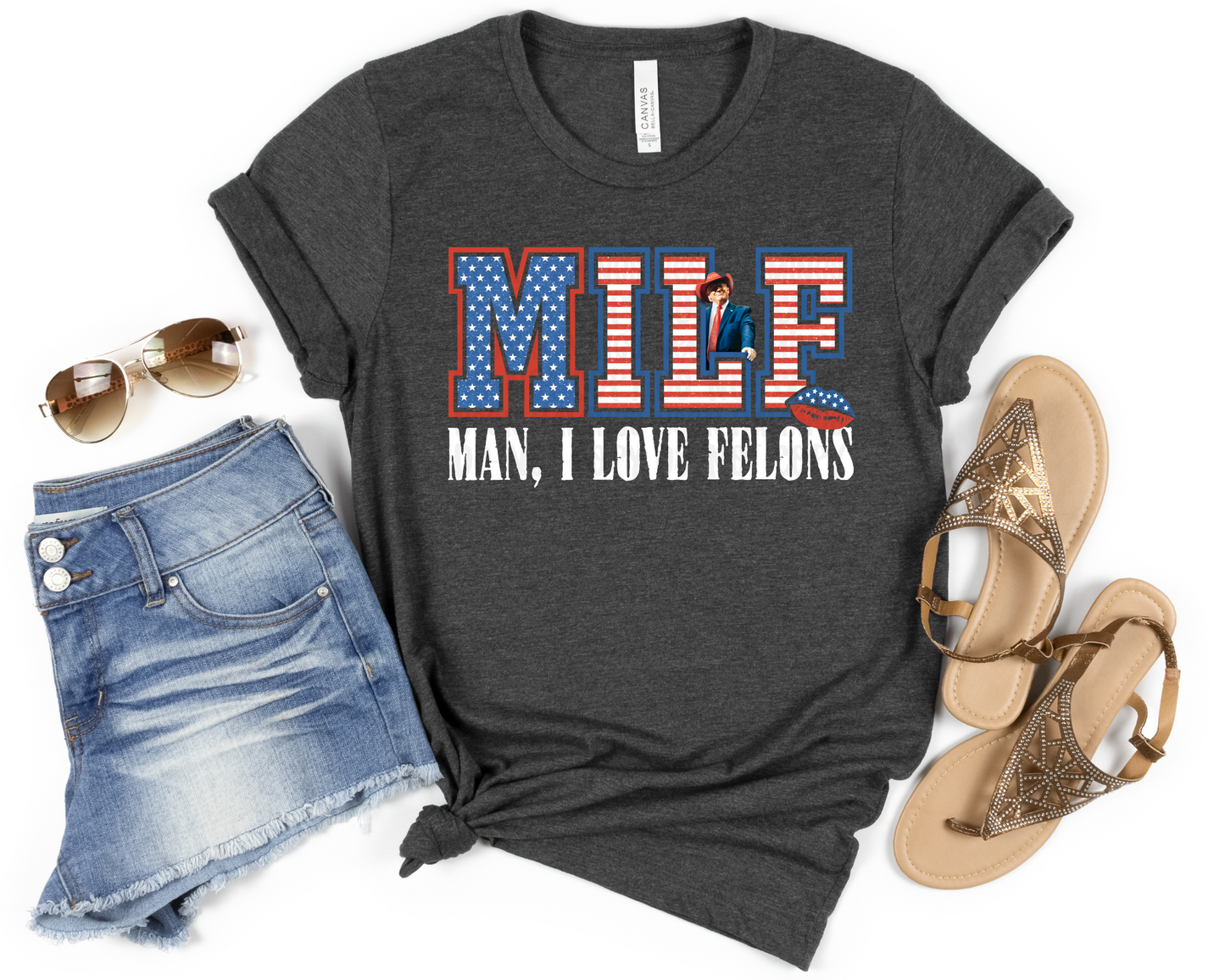 MILF Man I Love Felons | Multiple Colors | DTF TRANSFER