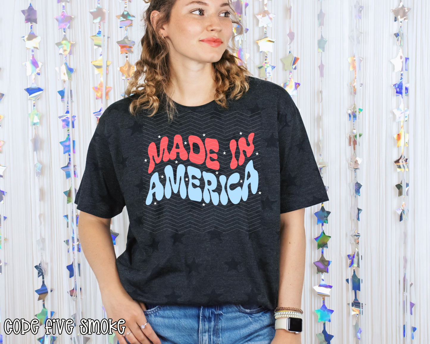 Made In America Wave DTF TRANSFER