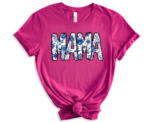 Mama Blue Floral