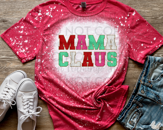 Mama Claus Faux Patch