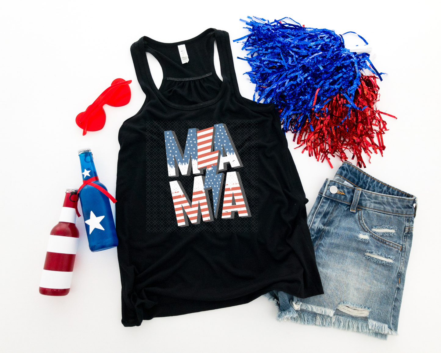 Mama Flag Lightning DTF TRANSFER