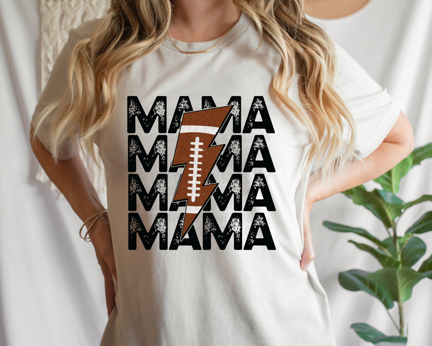 Mama Football Lightning DTF TRANSFER