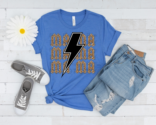 Mama Leopard Lightning Bolt