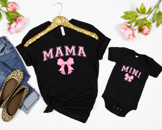 Mama & Mini Bow Coquette DTF TRANSFER