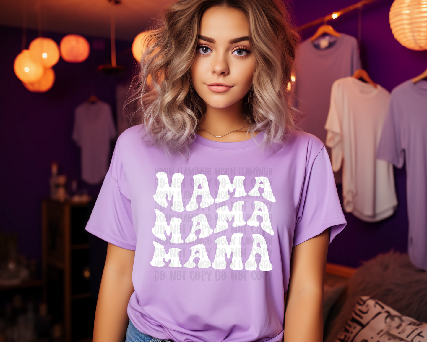 Mama Retro white