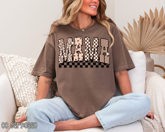 Mama Western Patterns DTF TRANSFER
