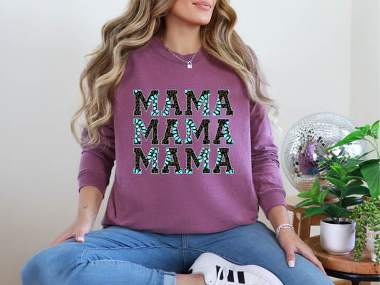 Mama Stacked Concho DTF TRANSFER