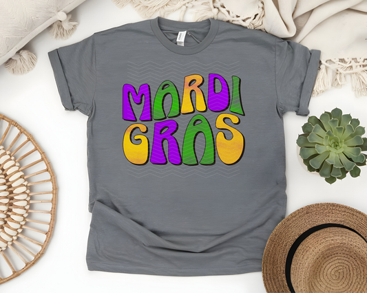 Mardi Gras Groovy Wave