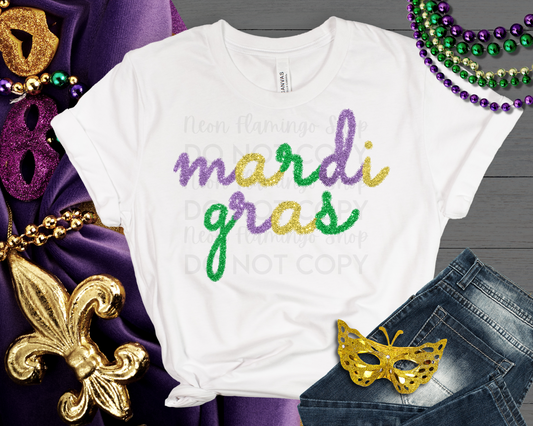 Mardi Gras Faux Tinsel