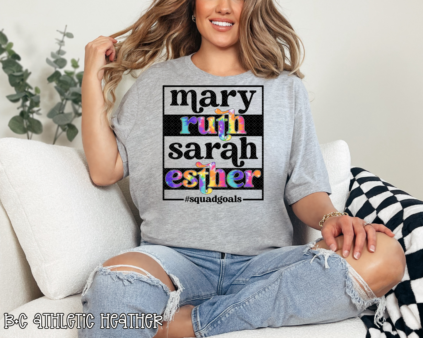 Mary Ruth Sarah Esther Squad Goals DTF TRANSFER