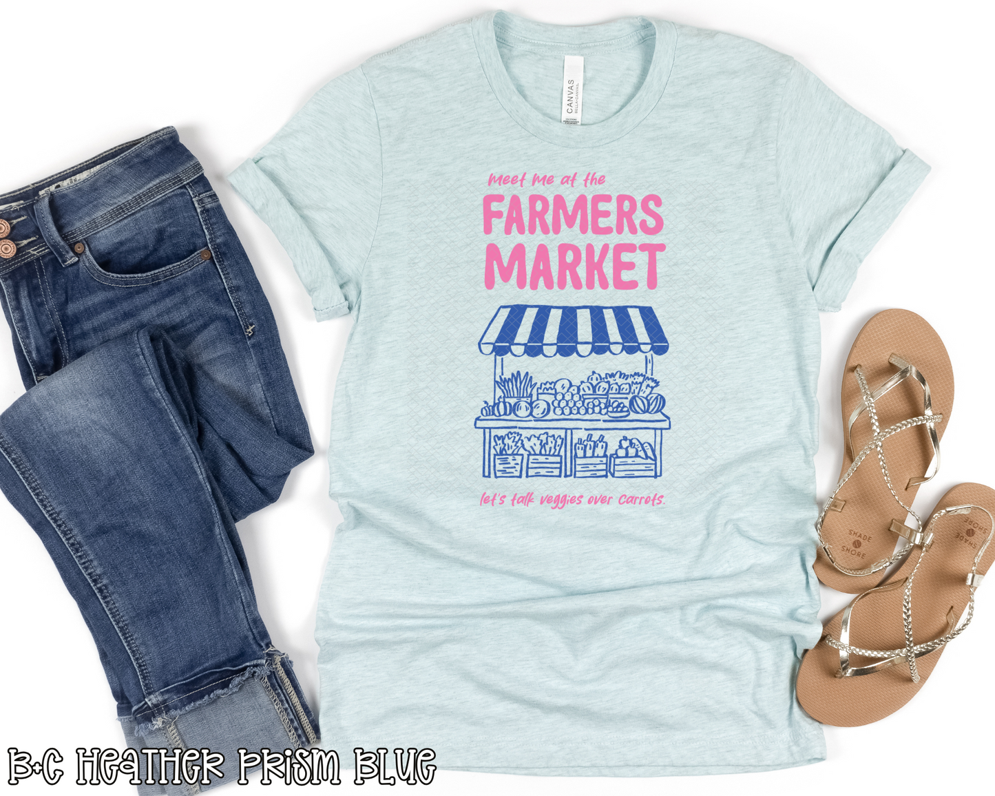 Meet Me At The Farmers Market Hand Drawn Collection DTF TRANSFER